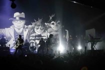 Britische Band Gorillaz gastiert im Rahmen des Electronic Beats Festival auf ihrer "Humanz"-Tour im Palladium Köln (© Thomas Brill)